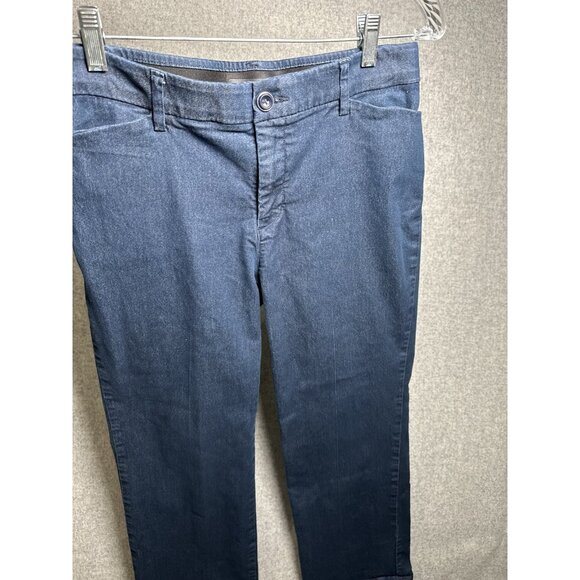 Lee 8 Short Womens Regular Fit Trouser Mid Rise Denim Pants Blue Flex Motion - Picture 15 of 16